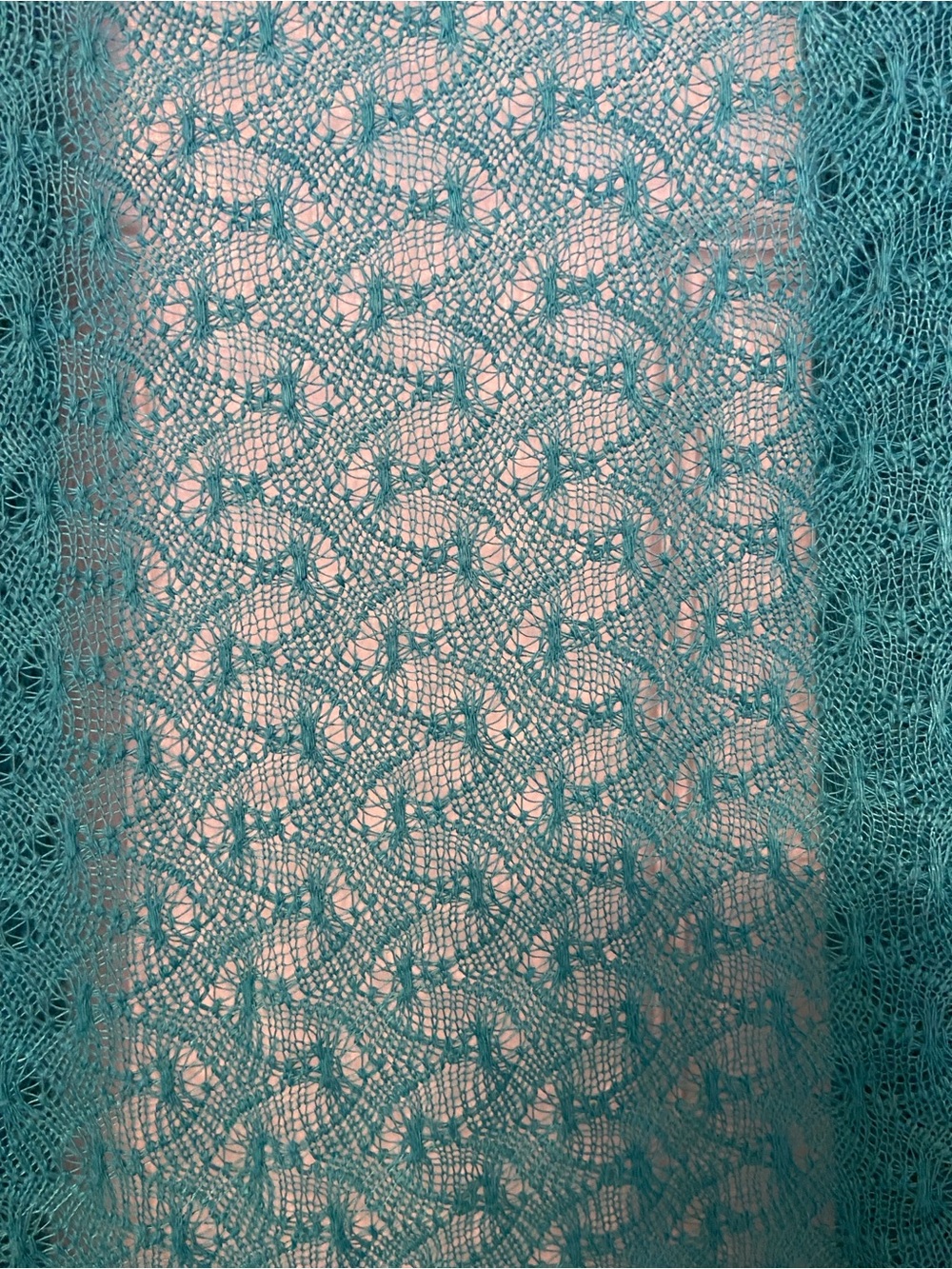 Ruby Rd. Teal Open-Front Knit Cardigan - Picture 4 of 4